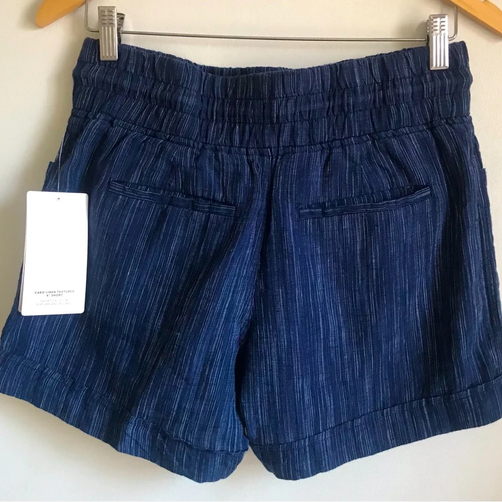 ATHLETA Cabo Linen Textured 4” Shorts - Picture 6 of 10